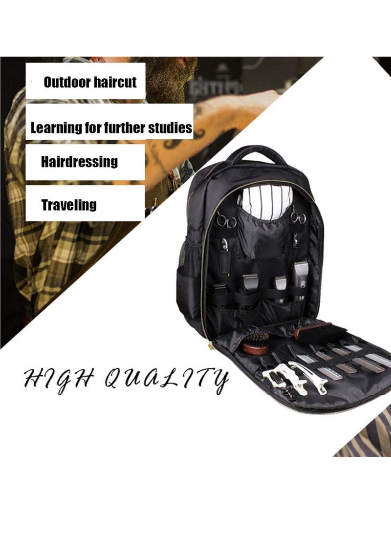 NADAENMF Barber Supplies Bag Organizer for Clippers and Supplies, Portable Clipper Bags and Cases for Men, Hairstylist Clipper Backpack for Barber Accessories  - Image 3