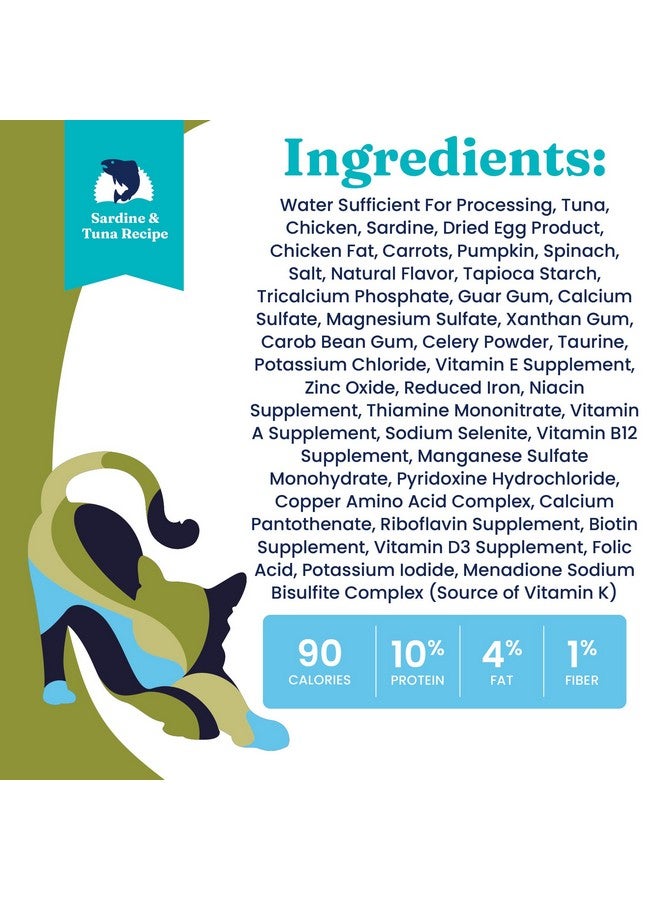 Solid Gold Flavorful Feast Wet Cat Food - Tuna & Sardine Pate - Canned Cat Food, 24 Pack - Image 4