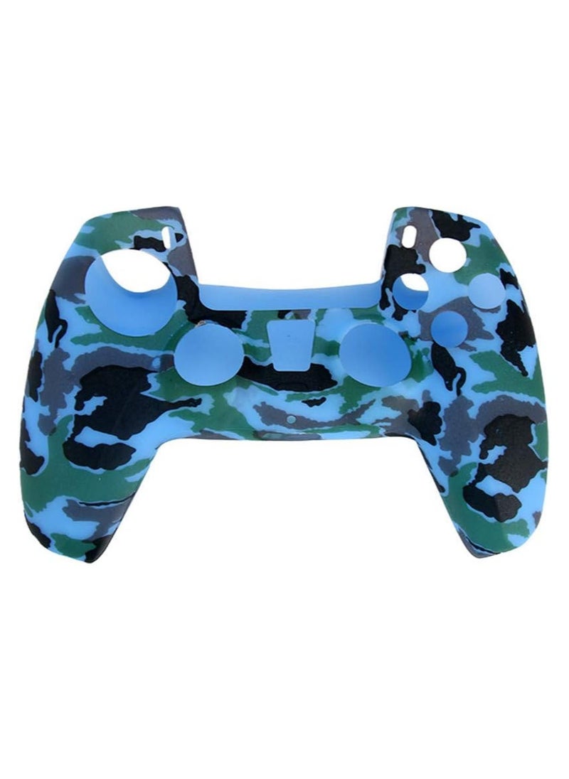 Generic - PS5 Controller Skin,Silicone Grips for PlayStation 5 Controller Anti Slip Cover Case Protector for Dual Sense 5 Controller - 8pcs Pro ThumbGrips (Army Blue) - Image 1