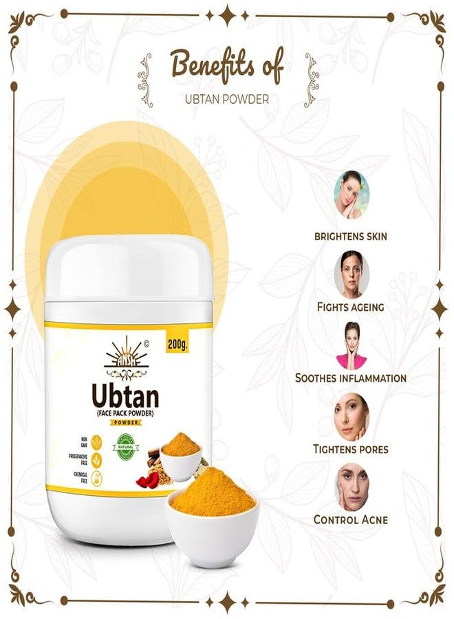 ANSH Sunnipindi Herbal Nalangu Maavu Ubtan Bath Powder for Skin,Body Scrub Face Pack Mask (200 Grams) - Image 5