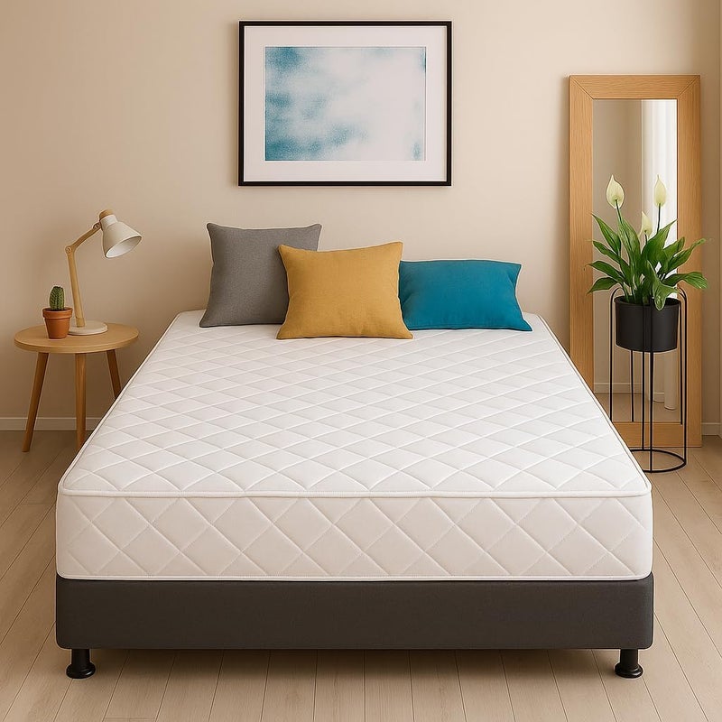 The Home Mart Home Mart Outlet Orthopedic Medical Mattress 12 cm for Back Support with Enhanced Spinal Alignment and a 2-Year Warranty for Long-Lasting Comfort Queen - L190 x W150 cm - Image 1