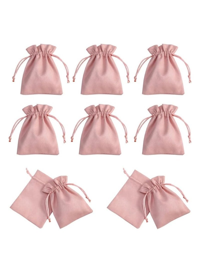 Jewellery Drawstring Bag, 20 Pieces Velvet Gift Bags Wedding Gift Bags Baby Shower Gifts Candy Bags Necklaces Bracelets Earrings Rings Packaging 9 x 12 cm - Image 1
