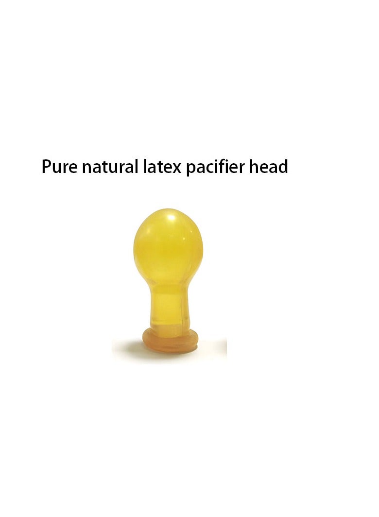 2 Pieces Portable Natural Latex Pacifier,Baby 0-12 Months - Image 4