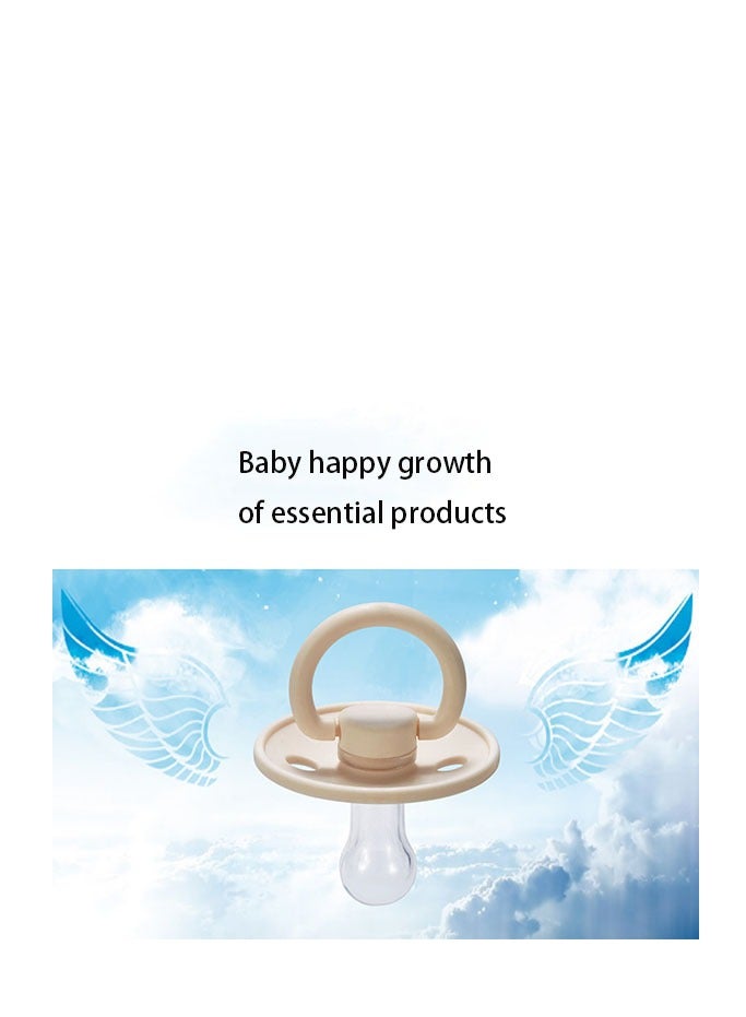 2 Pieces Portable Natural Latex Pacifier,Baby 0-12 Months - Image 5