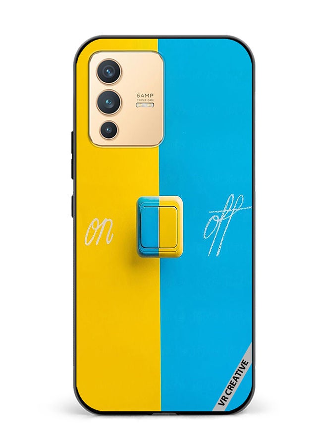 VR CREATIVE Protective Case Cover For Vivo V23 5G On Off Design Multicolour - Image 1