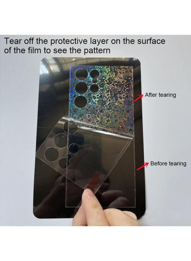 S-TOP Case For iPhone 14 Plus Colorful Sticker Phone Back Film - Image 5