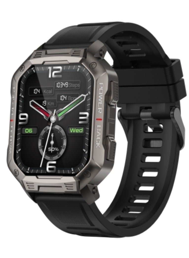 AROAQ NX3 1.83 inch Color Screen Smart Watch,Support Heart Rate Monitoring/Blood Pressure Monitoring(Black) - Image 1