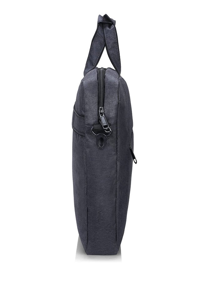 ABBASI Nex Laptop Shoulder Bag, 15.6-Inch Laptop or Tablet, Sleek, Durable and Water-Repellent Fabric, Lightweight, Business Casual or School, Collage (Black) - Image 3