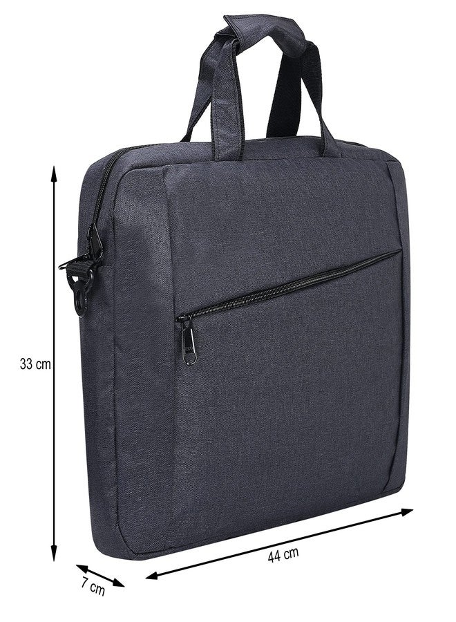 ABBASI Nex Laptop Shoulder Bag, 15.6-Inch Laptop or Tablet, Sleek, Durable and Water-Repellent Fabric, Lightweight, Business Casual or School, Collage (Black) - Image 5