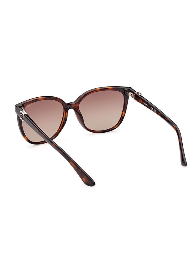 GUESS GU7864 52H Sunglasses 100% UV Protected Brown Round For Women - Image 3