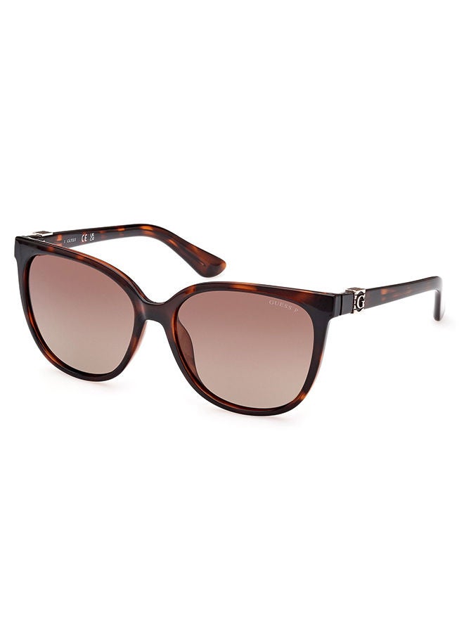 GUESS GU7864 52H Sunglasses 100% UV Protected Brown Round For Women - Image 2