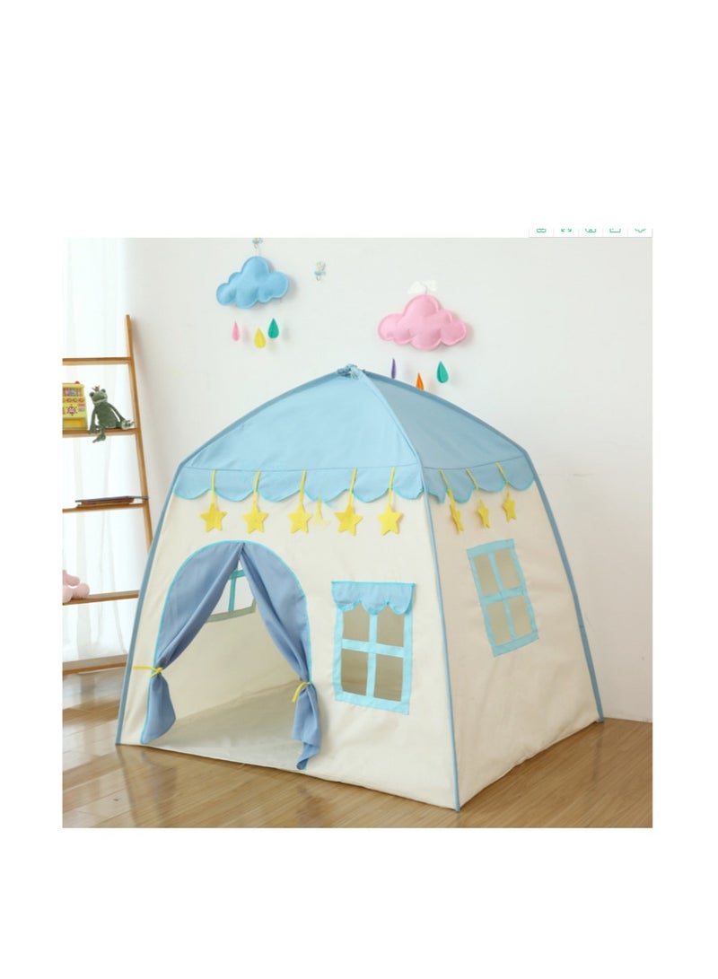 ميكسد للطي المحمولة تصميم فريد من نوعه في الأماكن المغلقة في الهواء الطلق خيمة لعبة البيت الأزرق - Image 3