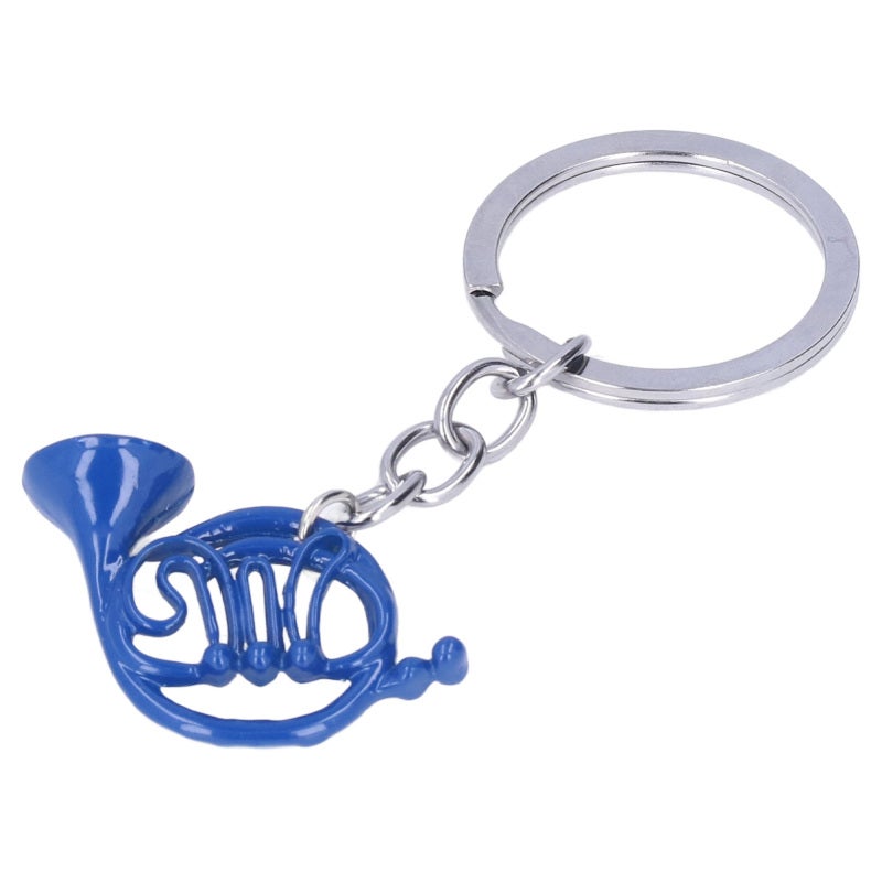 French Horn Keychain: Durable Metal Construction - Romantic Sweet Gift Musical Instrument Keychain for Musicians, Friends, Family - Image 3