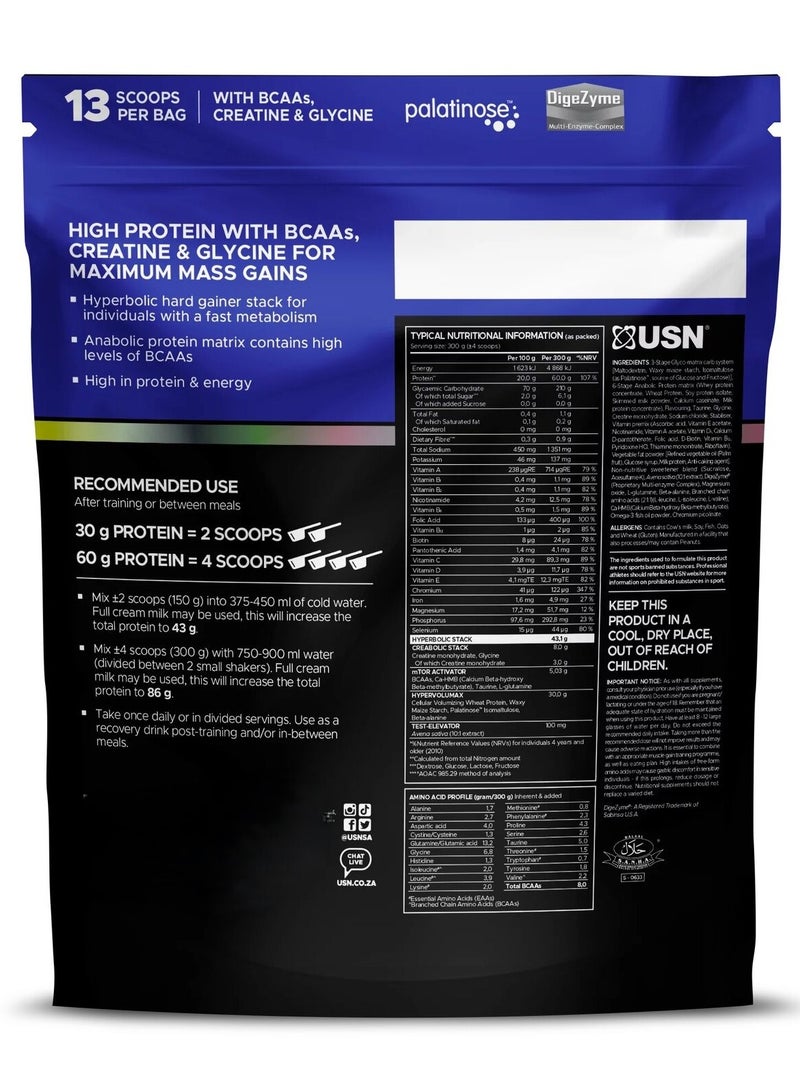 USN Hyperbolic Mass Gh 1Kg French Vanilla Flavor - Image 2