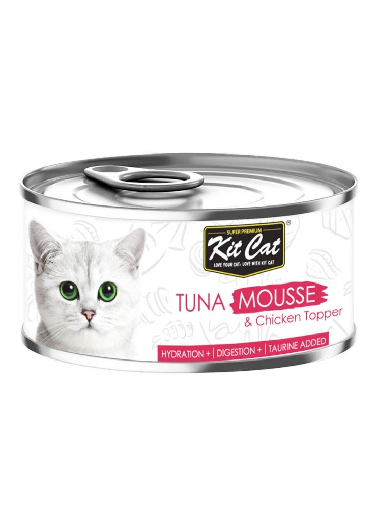 Kit Cat 10 قطع من موس التونة مع الدجاج من كيت كات 80 جرام - Image 2