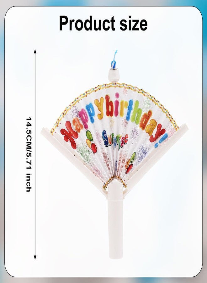 PEUTIER 2pcs Novelty Fan Birthday Candle, Pop-up Surprise Clown Candles Funny Cake Topper Cool Fun Candle Trick Candles Creative Happy Birthday for Party Supplies - Image 2