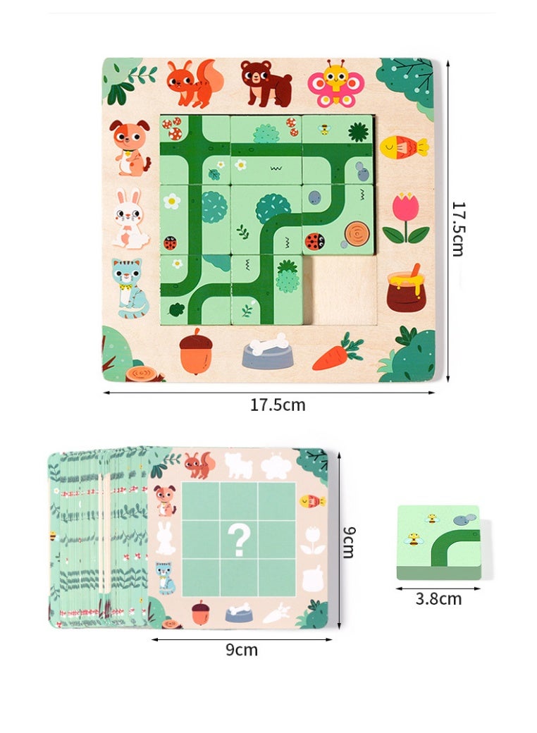 Betaoby Wooden Maze Puzzle Game for Kids | Interactive Path-Finding Board for Early Learning | Develops Problem-Solving, Planning & Spatial Skills | Educational Toy - Image 3