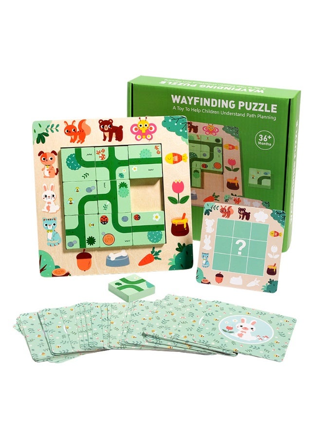 Betaoby Wooden Maze Puzzle Game for Kids | Interactive Path-Finding Board for Early Learning | Develops Problem-Solving, Planning & Spatial Skills | Educational Toy - Image 2