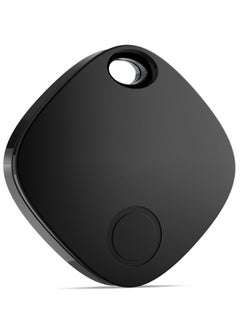 Tracker Bluetooth Item Finder, Compatible with Apple Find My (iOS Only), Replaceable Battery, IP67 Waterproof, for Keys, Luggages, Suitcases, Wallets, Bags, 1 Pack, Black