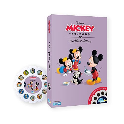 Moonlite Storytime Disneys Mickey Friends The Kitten Sitters Storytime Disc A Magical Read Projector Sold Separately Digital Story w Sound FX Learning Gifts for Kids Ages 1 Year Up - Image 1