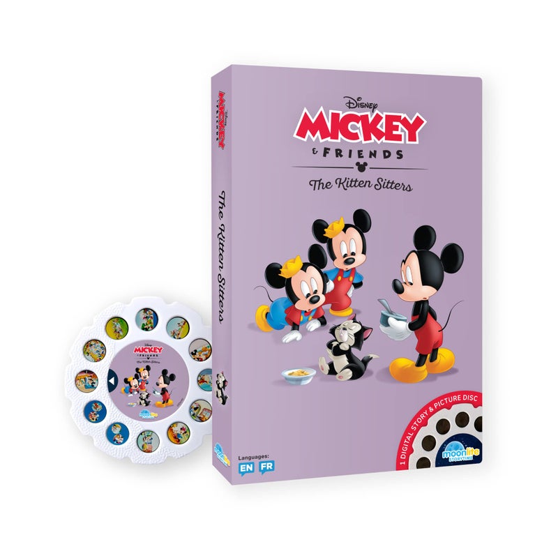 Moonlite Storytime Disneys Mickey Friends The Kitten Sitters Storytime Disc A Magical Read Projector Sold Separately Digital Story w Sound FX Learning Gifts for Kids Ages 1 Year Up - Image 3