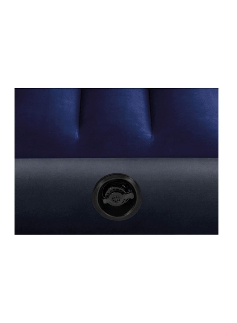 INTEX Classic Blue Dura-Beam Series Classic Downy Airbed With Air-Pump | Twin Capacity (Waterproof) With Adjustable Firmness Inflates In 2 Minutes Eco-Friendly, Mattress Blue, Lightweight, Ecofriendly - Image 5