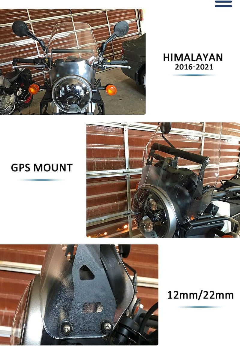 QASULER Motorcycle Phone GPS Mount for Royal Enfield - Image 3