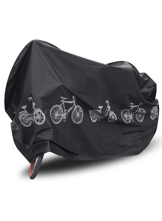 Black 3D Thickened Bike Motorcycle And Electric Scooter Cover Transparent Reusable Protective Case - Image 4