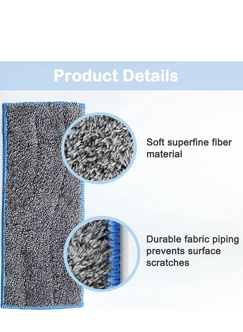 SYOSI Wet Mopping Pads Compatible for iRobot Braava Jet m6 6110 6012 6112 Series Washable Reusable Strong Water Absorption for Ceramic Tile Laminate Marble Wooden Floors 8PCS - Image 4