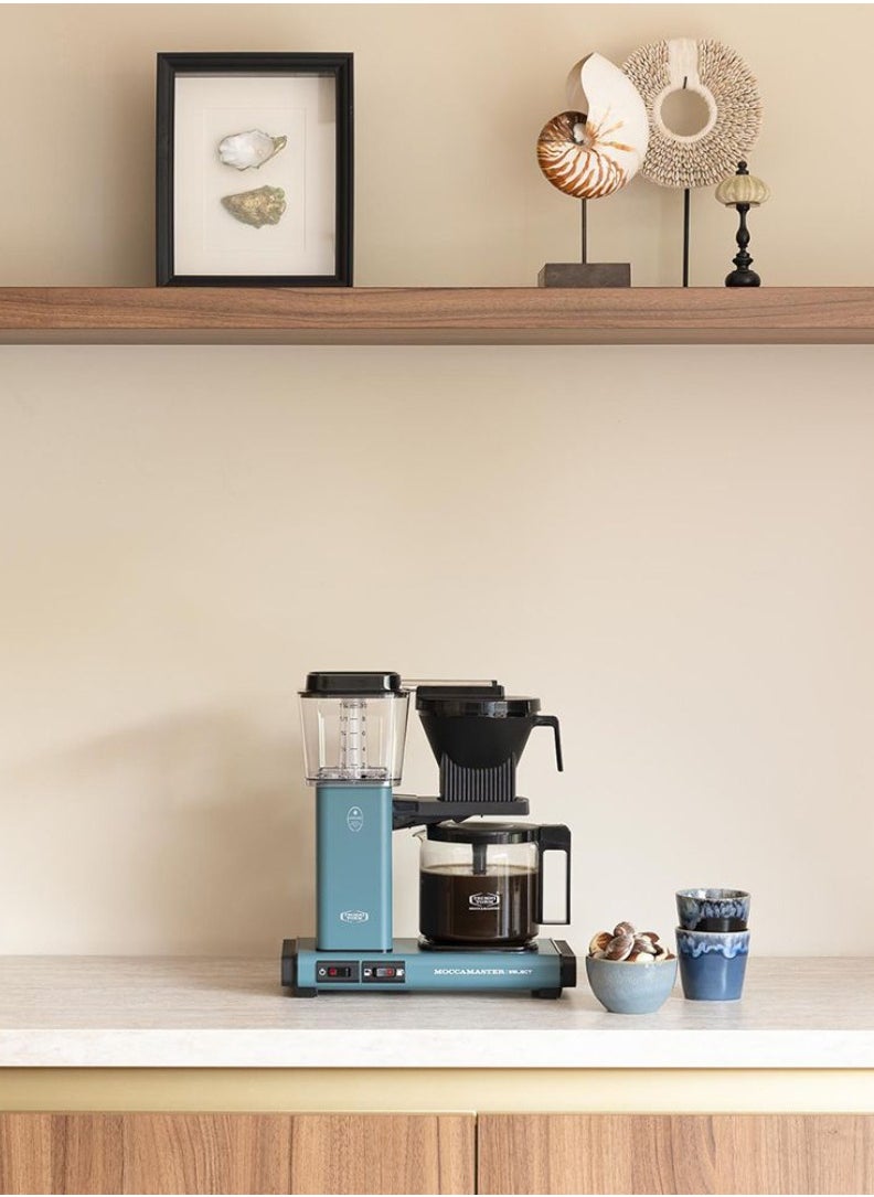 Moccamaster Moccamaster KBG Coffee Brewer: Filter Coffee Maker with Glass Carafe – 1.25 Lt – Ocean Blue  - Image 3