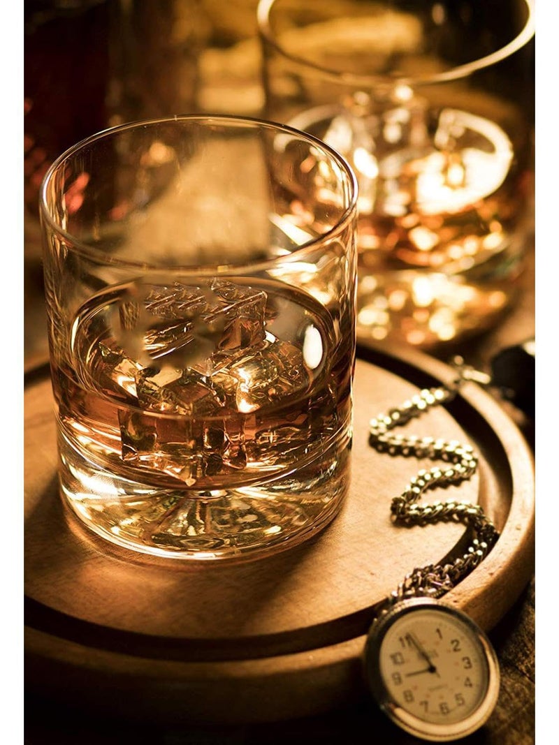 Somil Clear Elegance Timeless Glass Designs for Every Occasion 280 ml Capacity Pack of 4 Size 9 X 8 X 8 Cm - Image 5