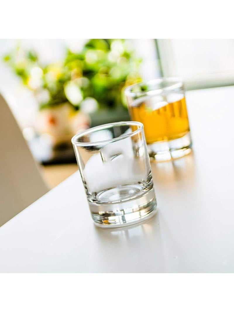 Somil Clear Elegance Timeless Glass Designs for Every Occasion 280 ml Capacity Pack of 4 Size 9 X 8 X 8 Cm - Image 2