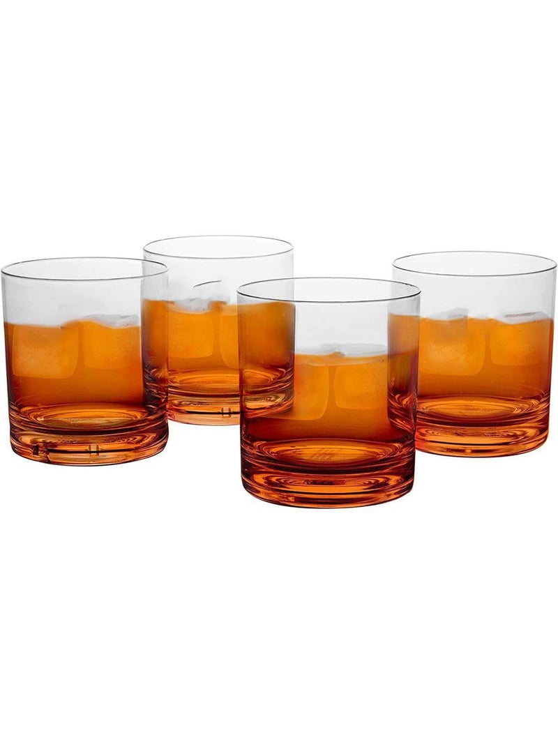 Somil Clear Elegance Timeless Glass Designs for Every Occasion 280 ml Capacity Pack of 4 Size 9 X 8 X 8 Cm - Image 1