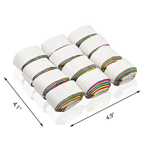 Yahpetes Mouth Coils Paper 12 Pcs Mouth Coils Vomit Paper Colored Mouth Coils Stage Magic Tricks Accessories Gimmick Funny Illusion - Image 5