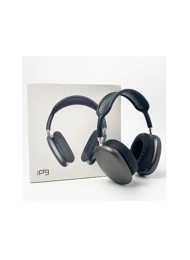 P9 Bluetooth Wireless Headset Over-Ear Headphone Black - Image 4
