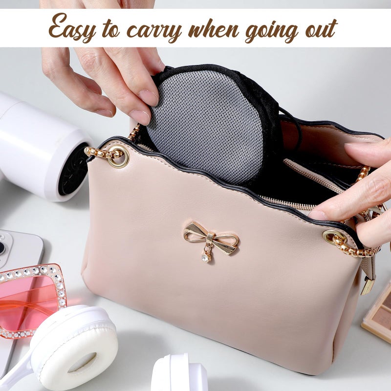 Skrfren Universal Hair Dryer Diffuser Sock, Universal Difuser Cap for Hair Dryer Attachment Hair Dryer Diffuser Cover Hair Dryer Sock Diffuser Cover, Foldable Travel Diffuser Sock with Elastic Band - Image 5