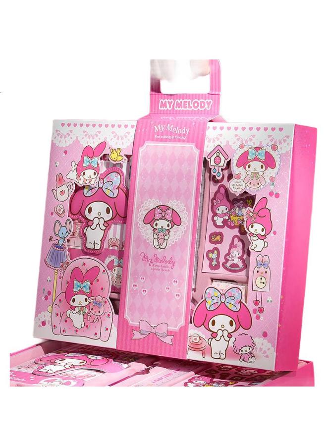 West Xia Meileti Hand Account Book Gift Box Set Primary School Student Stationery Stickers Sanrio Children Girls Birthday Gift Back To School - Image 2