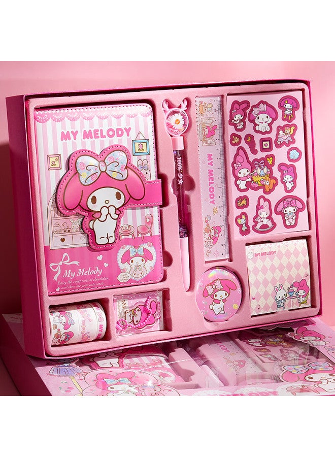 West Xia Meileti Hand Account Book Gift Box Set Primary School Student Stationery Stickers Sanrio Children Girls Birthday Gift Back To School - Image 1