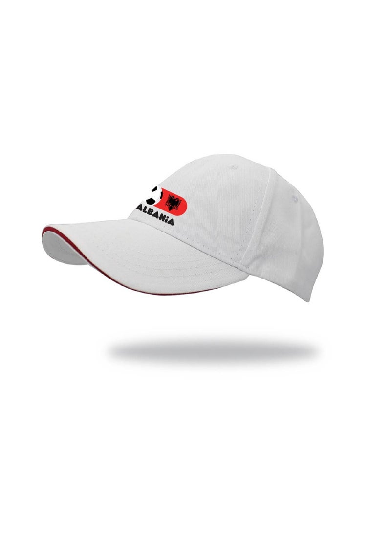 PRINTSHOP4ME Albania Unisex Adult Football Cap for Both Men and Women With Metal Adjustable Buckle Closure - Perfect for Football Fans, Match Days, Outdoor Activities, and Everyday Wear - Image 4