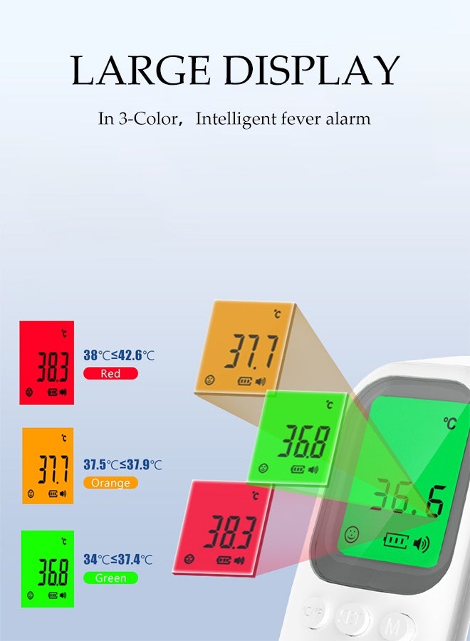 DUNISO Digital Thermometer for Kids，Infrared Digital Non-Contact Forehead Thermometer，Accurate and Easy-to-use Thermometer for Home Use - Image 3