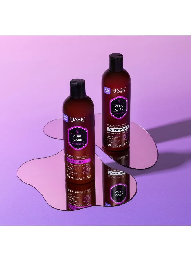 هاسك Curly Care Shampoo 355Ml & Conditioner 355Ml X2 Value Pack