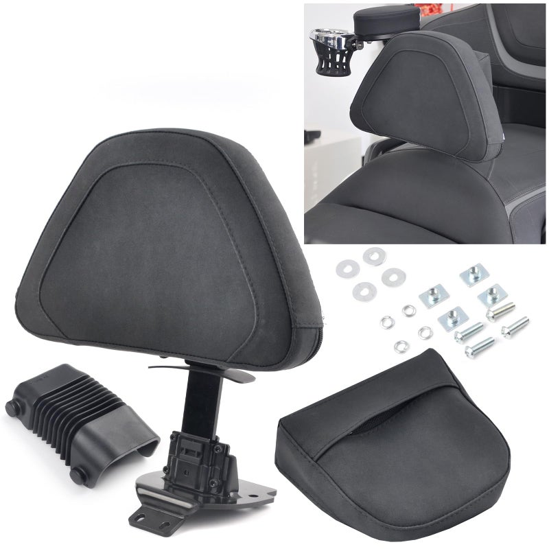 PANICAL Motorcycle for Honda 20212026 Goldwing GL1800 F6B Accessories Quick Release Backrest Sissy Bar Rider Driver Back Support Pad GL1800B Quick Release backrest - Image 2