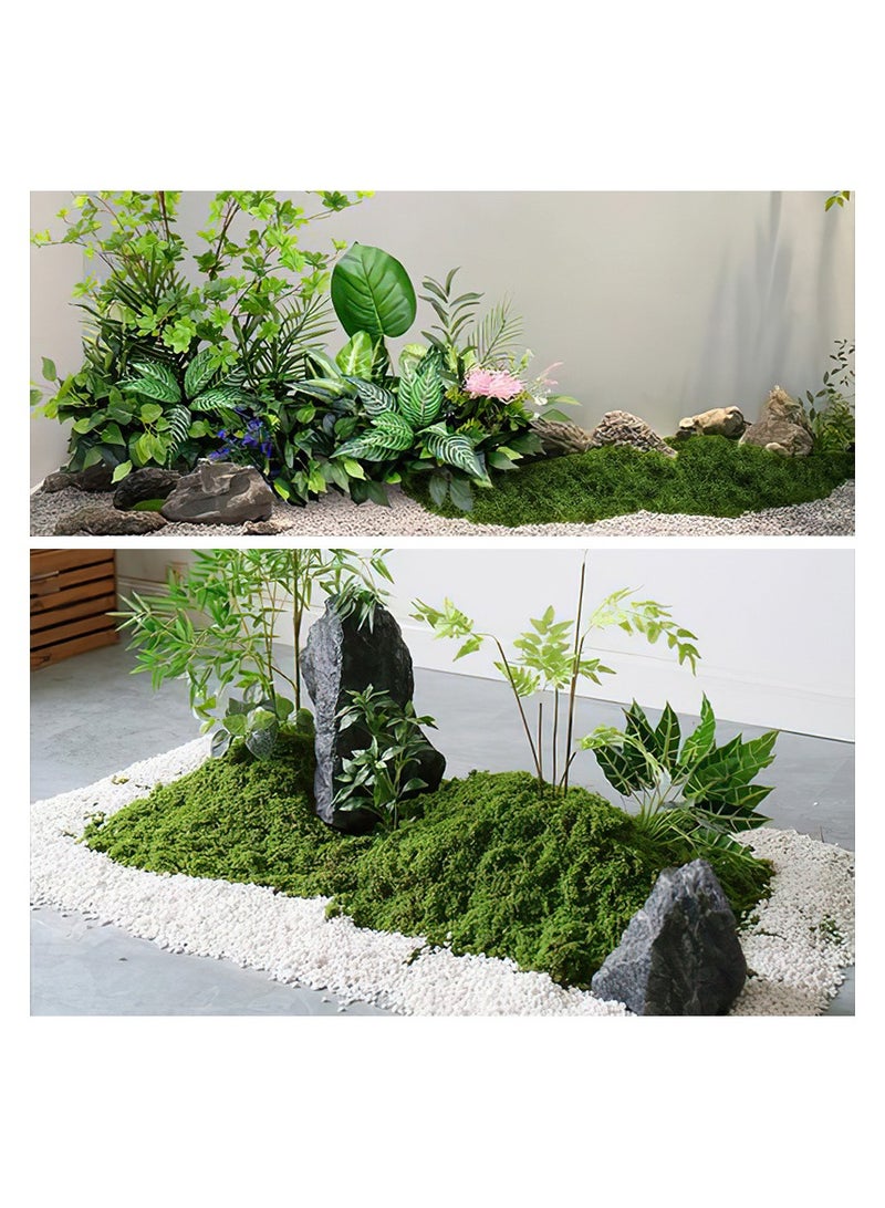 Fake Green Moss,100g Decorative Artificial Moss for Crafts ,Artificial Faux Moss for DIY Table Centerpieces Wedding Party Decor Fairy Garden Floral - Image 4