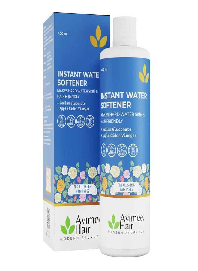 Avimee Herbal Instant Water Softener | Makes Your Water Hair & Skin Friendly | Reduces Hair Fall & Skin Itching | Disables Hardness & Maintains pH Level | Non Toxic and 100% Safe (400ml (Pack of 1)) - Image 1