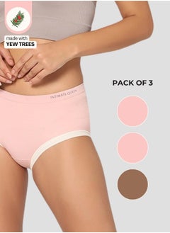 Intimate Queen Intimate Queen Yew Tree Bae Full Coverage Hipster Undies (Pack Of 3)  - Image 1