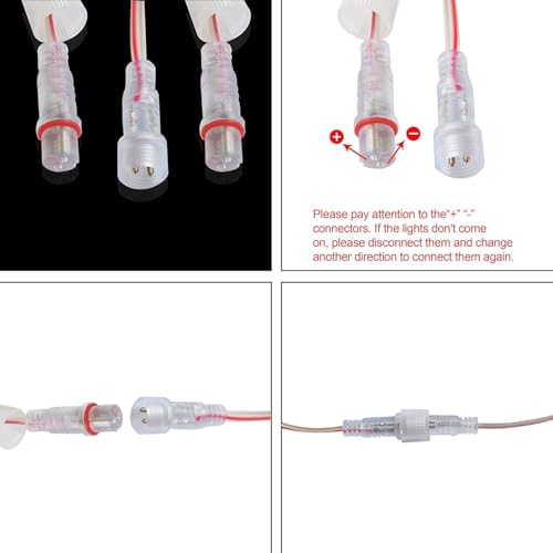 XERGY Meteor Lights 8 Tube 192 LED 12 Inch Waterproof Plug in Falling Rain Fairy String Lights for Diwali Lights for Decoration for Home Holiday Party Patio Outdoor Tree Decorations, Blue - Image 3
