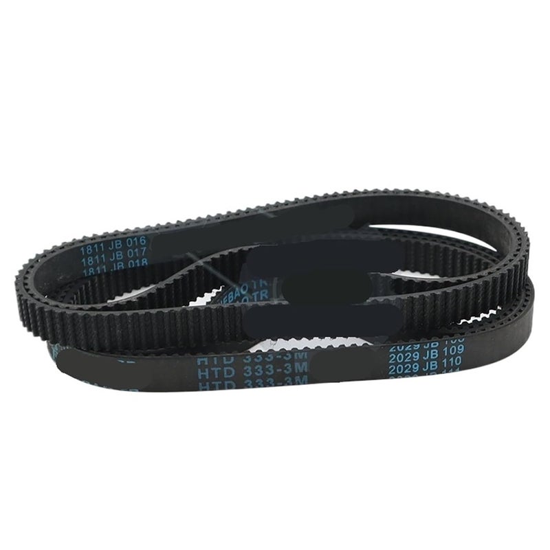 HTD3M Belt Length 90mm to 255mm HTD 3M Timing Width 6mm 10mm 15mm 20mm Drive Rubber Closed Loop(3M-105mm,Belt Width 10mm) - Image 2