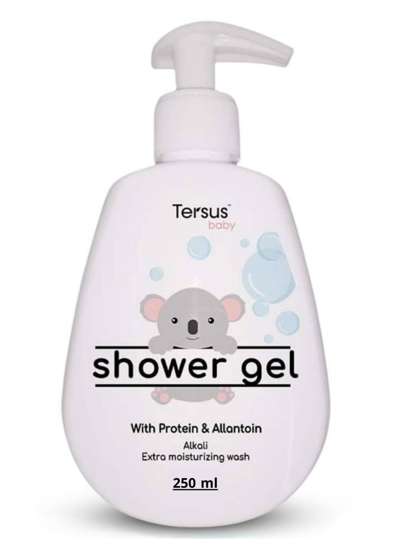 ترسيز جل استحمام للأطفال بالبروتين والألانتوين – خالي من الأملاح – ترطيب عميق – 250 مل