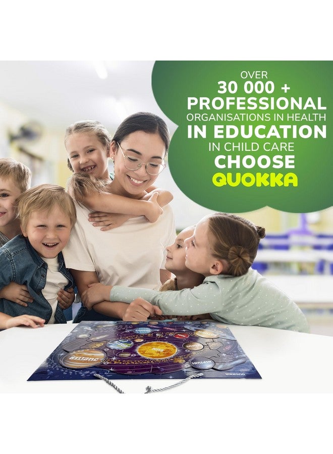 quokka Magnetic Toddler Puzzles Ages 3 5 3 Educational Travel Games Puzzles For Kids Ages 4 6 Space Usa And World Map Learning Toys For Boy And Girl 2 4 Learn United States - Image 2