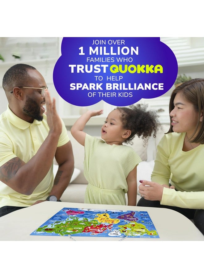 quokka Magnetic Toddler Puzzles Ages 3 5 3 Educational Travel Games Puzzles For Kids Ages 4 6 Space Usa And World Map Learning Toys For Boy And Girl 2 4 Learn United States - Image 5